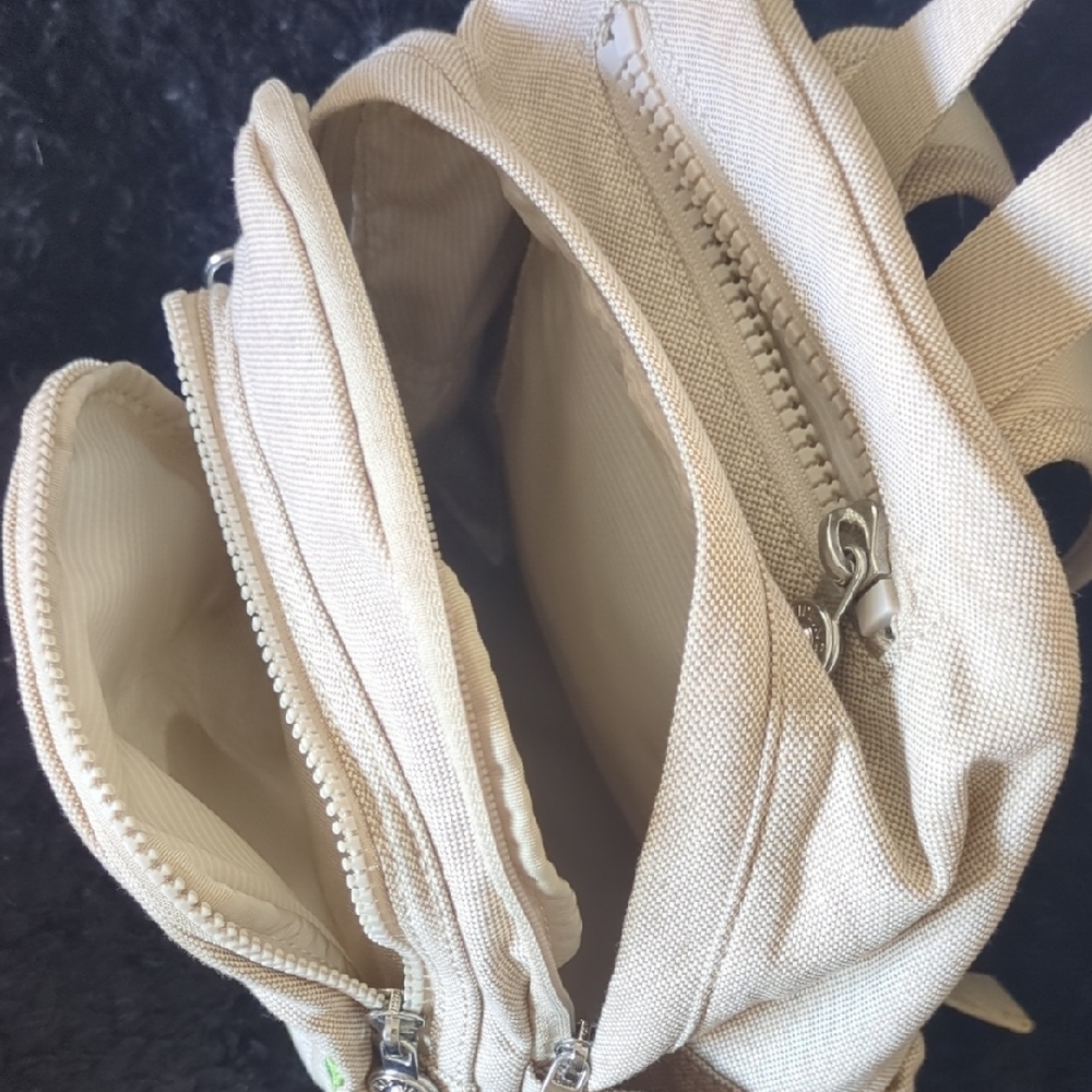 Kipling Beige Floral Embroidered Mini Backpack - Picture 3 of 10
